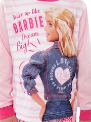 Character Pink Barbie AOP Long Sleeve Pyjama Set - Image 8 of 10