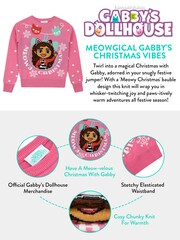 Character Pink Gabbys Dolls House Christmas Jumper - Image 5 of 5
