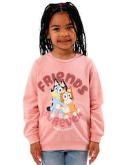 Charakter-Mädchen-Sweatshirt „Bluey & Bingo Friends Forever“ aus 100 % Baumwolle - Bild 2 von 5