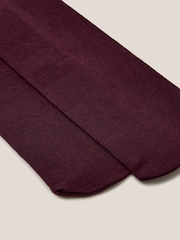 White Stuff Purple Patty Plain Tights - Image 3 of 3