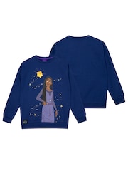 Character Blue Wish Gold Star 100% Cotton Sweatshirt - Image 3 of 4