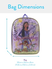 Character Purple Wish Backpack With Sparkle Pocket - Image 5 of 7
