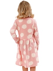 Character Pink Girls 100% Cotton Bingo Polka Dot Dress - Image 2 of 5