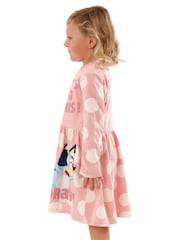 Character Pink Girls 100% Cotton Bingo Polka Dot Dress - Image 3 of 5