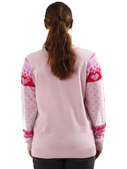 Character Pink Barbie Christmas Tree Jumper - Image 3 of 5