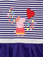 Character Blue 100% Cotton Peppa Pig Party Dress - Image 2 of 7