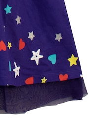 Character Blue 100% Cotton Peppa Pig Party Dress - Image 3 of 7