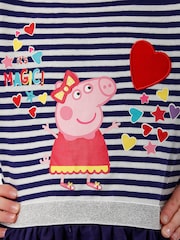 Character Blue 100% Cotton Peppa Pig Party Dress - Image 7 of 7