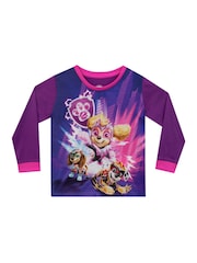 Character Purple Paw Patrol Printed Long Sleeve Pyjamas - Image 2 of 7