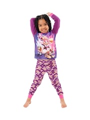 Character Purple Paw Patrol Printed Long Sleeve Pyjamas - Image 6 of 7