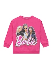 Character Pink 100% Cotton Barbie Sweatshirt and Leggings Set - Image 2 of 10