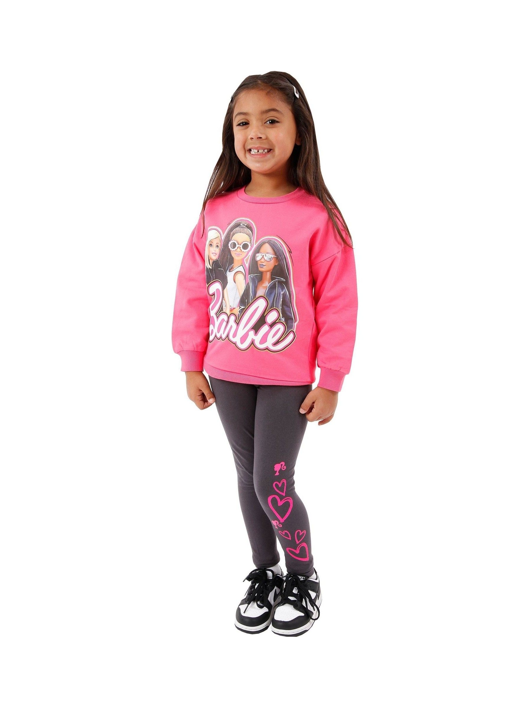 Hot pink barbie sweatshirt deals