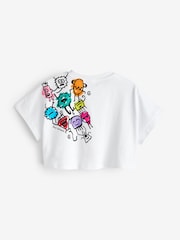 White Doodle Boy Artist Boxy T-Shirt (3-16yrs) - Image 2 of 3
