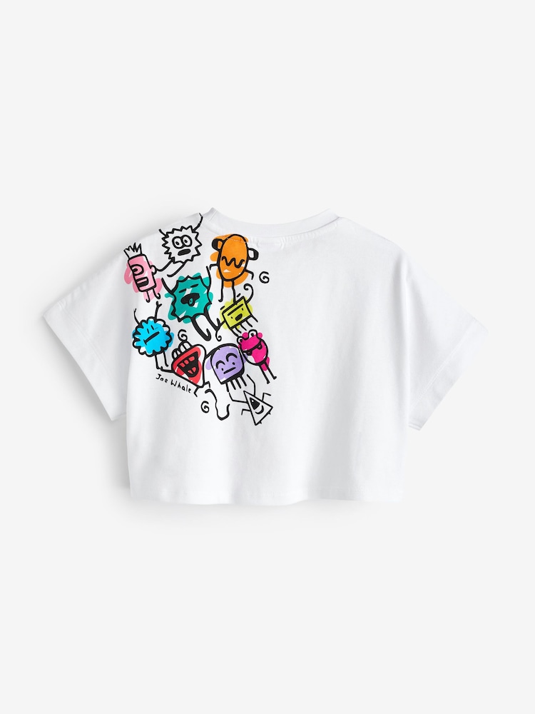 White Doodle Boy Artist Boxy T-Shirt (3-16yrs) - Image 2 of 3
