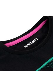 Character Black Minecraft T-Shirt - Image 3 of 4