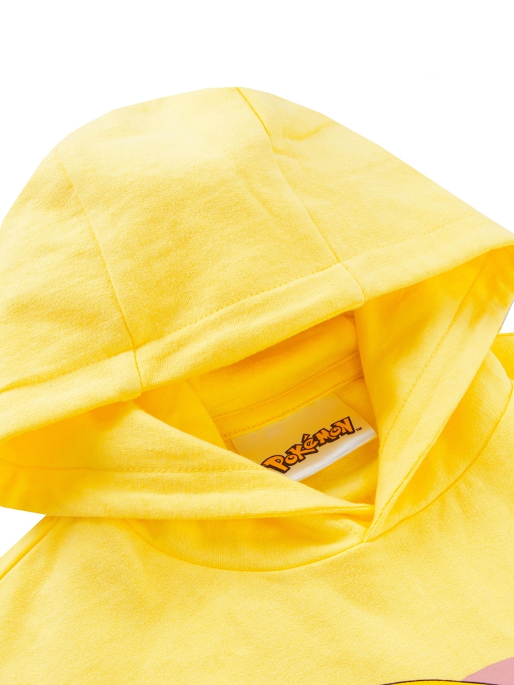Character Girls Pokemon Pikachu Imprimé 100Sweat-shirt % coton à capuche - Image 4 de 4