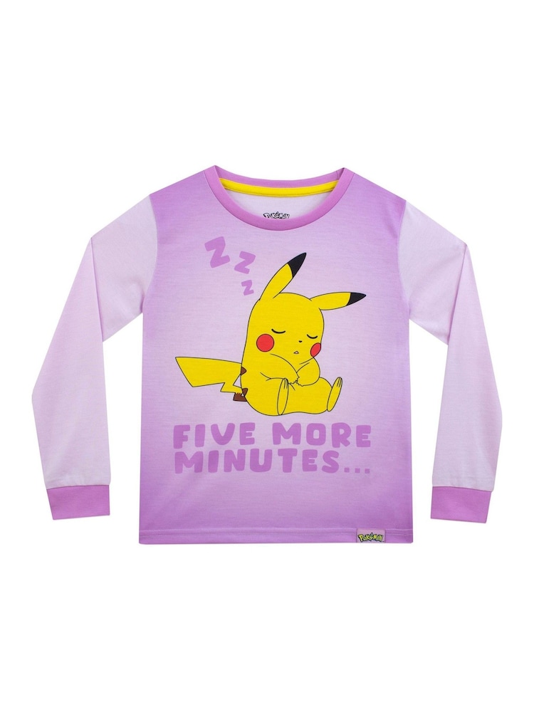 Пижама с принтом персонажа девочки Pokemon Pikachu - Image 2 of 7 Пижама с принтом персонажа девочки Pokemon Pikachu - Image 2 of 7