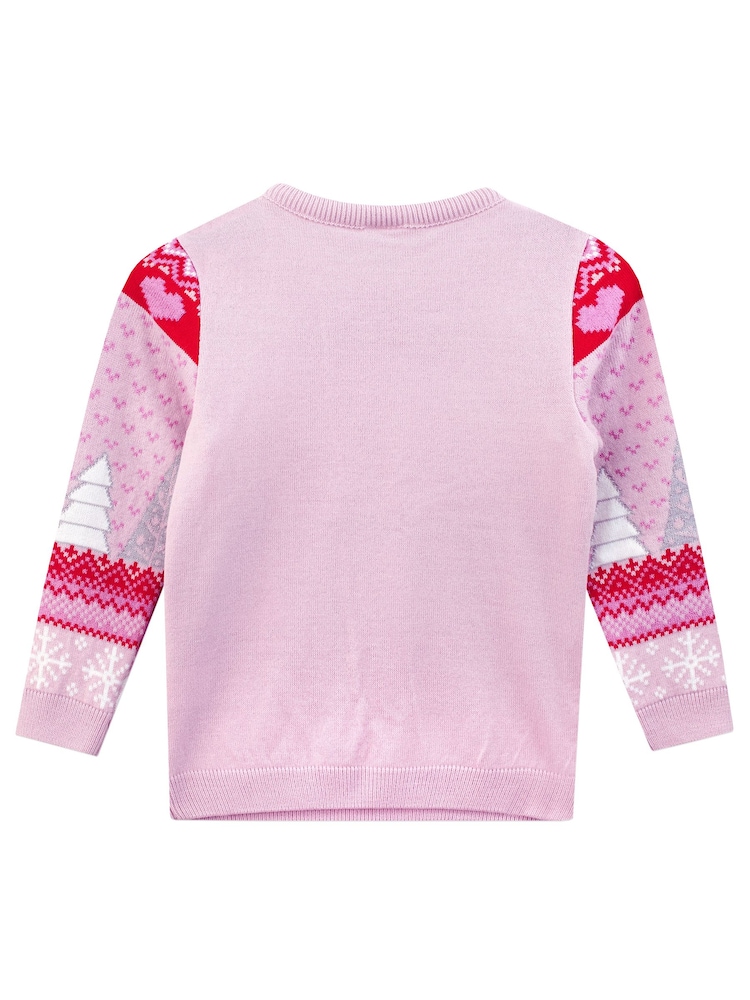 Character Pink Barbie Christmas Jumper Christmas Tree - Image 2 of 5