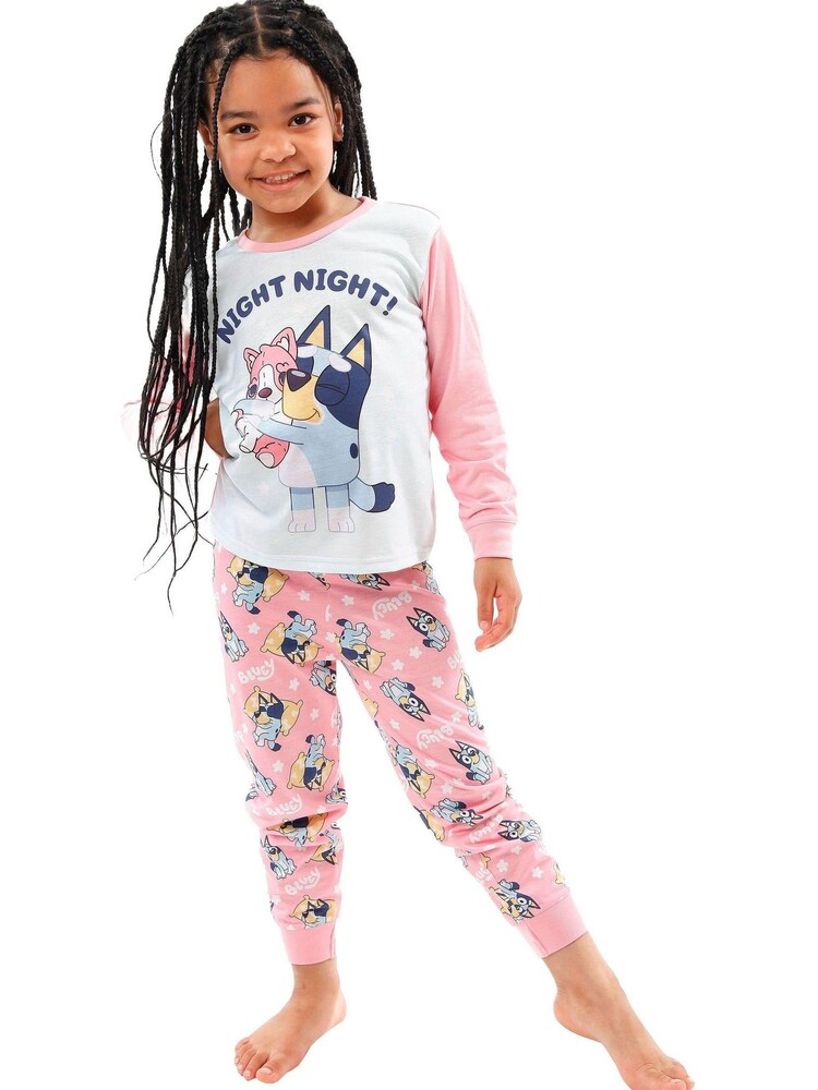 Character Pink Bluey Night Night Pyjamas - Image 1 of 5