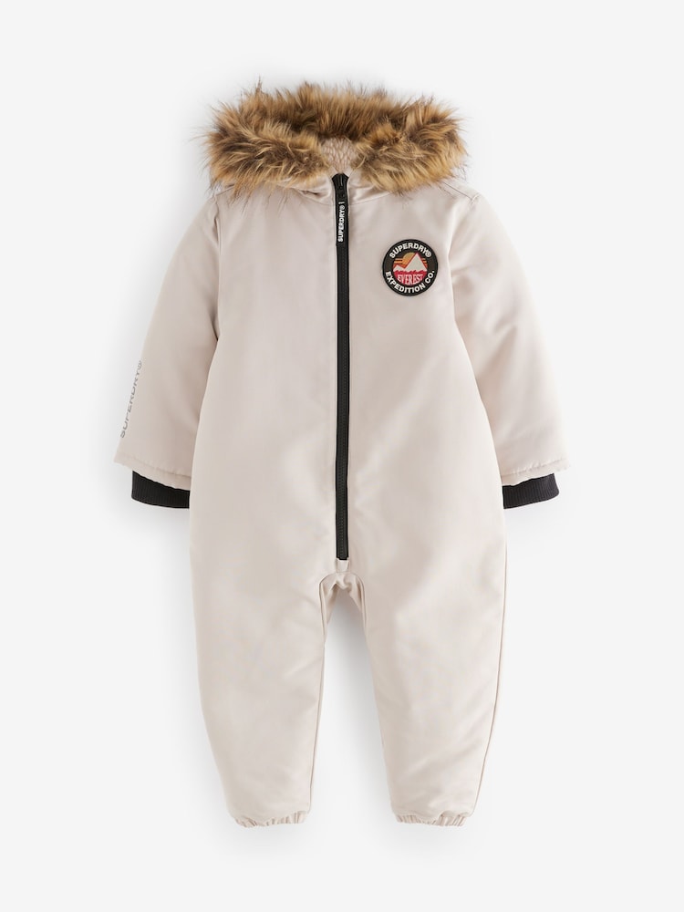 Superdry Cream Everest Snowsuit - Image 1 of 11