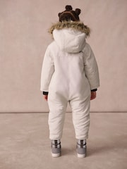 Superdry Cream Everest Snowsuit - Image 3 of 11