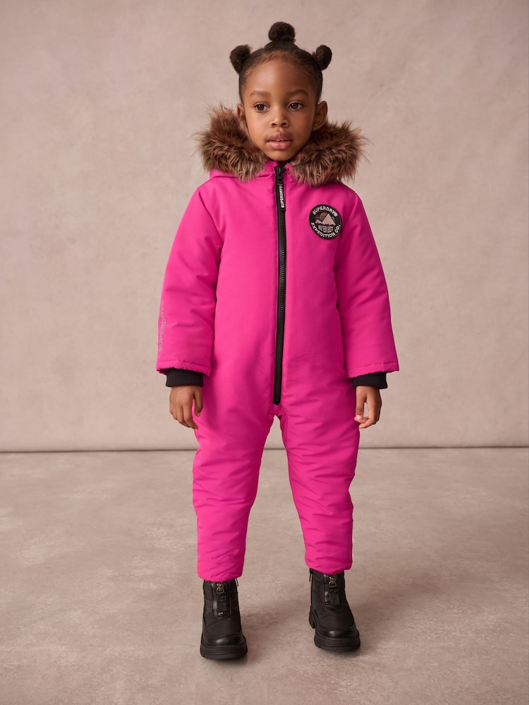 Superdry Pink Everest Snowsuit - Image 2 of 10