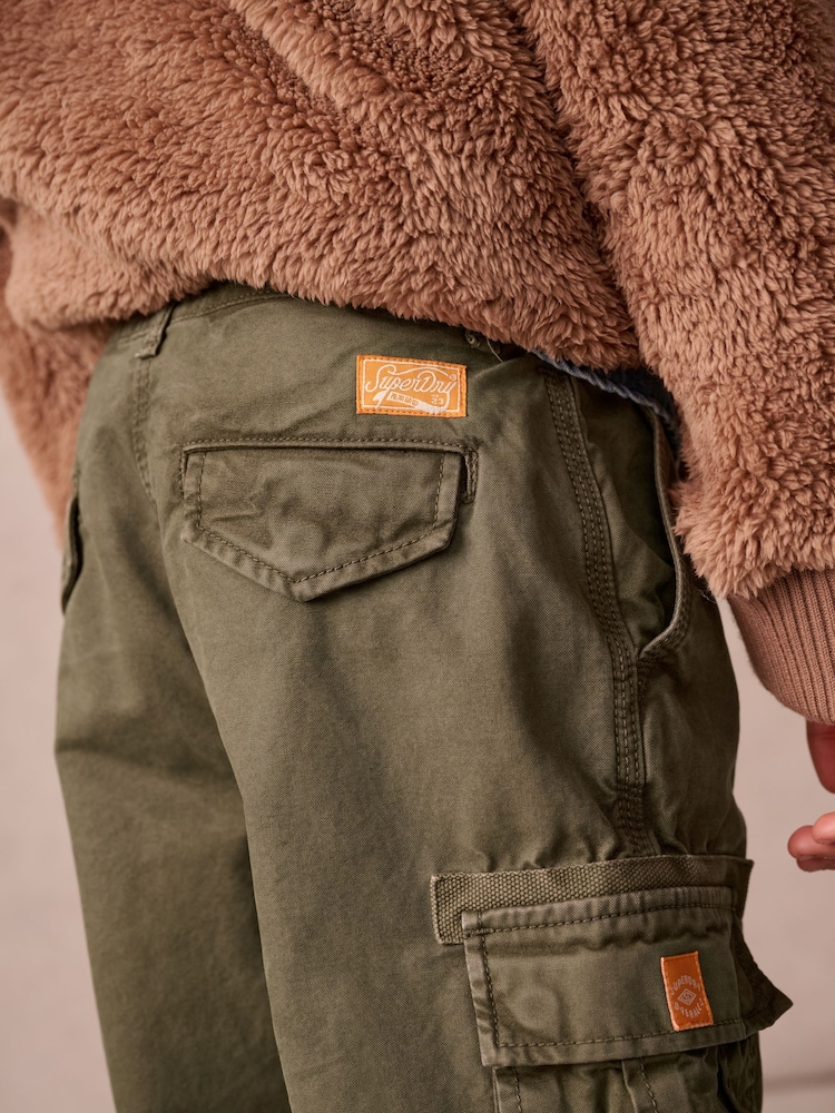 Superdry Khaki Green Cargo Trousers - Image 4 of 9