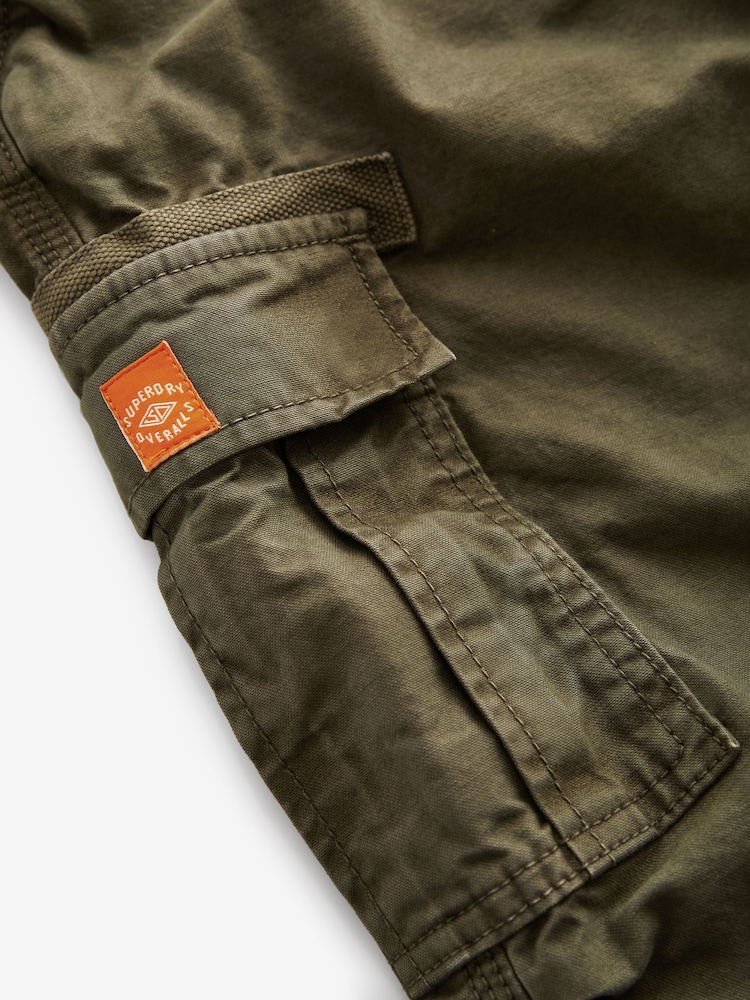 Superdry Khaki Green Cargo Trousers - Image 9 of 9
