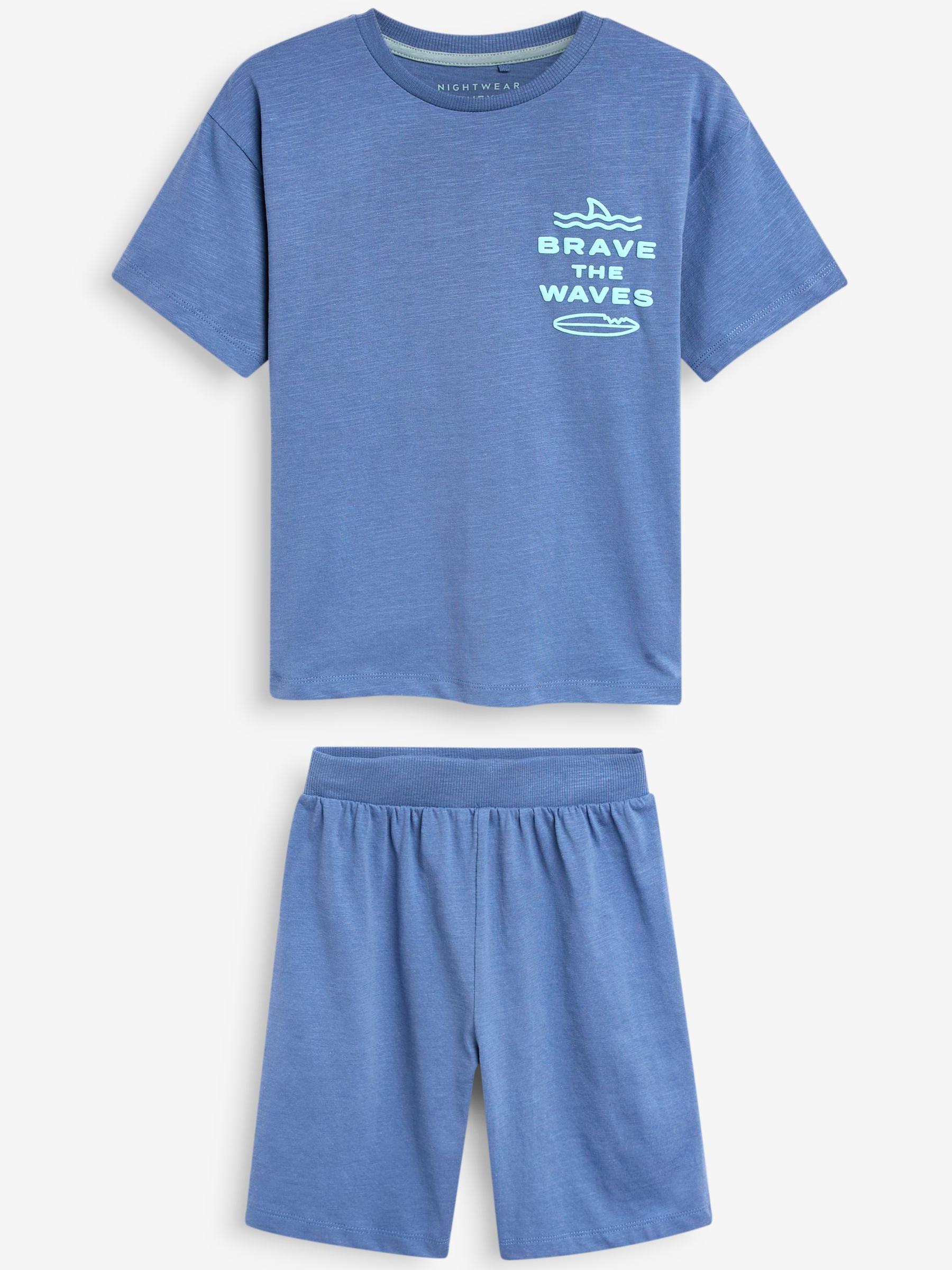 ファッション姫 通販 Short Surf Navy/Purple Buy Pyjamas from (3-16yrs) Pack 3 キャラクターグッズ