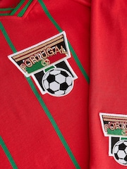 Rot/Grün Portugal - Kurzes Pyjama-Set mit Fußballlogo (4–14 J.) - Bild 4 von 4