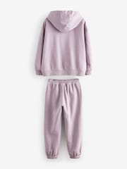 Superdry Purple Embroidered Joggers Set - Image 2 of 5