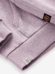 Superdry Purple Embroidered Joggers Set - Image 4 of 5
