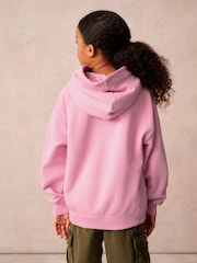 Superdry Pink Logo Hoodie - Image 2 of 9