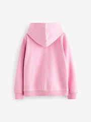 Superdry Pink Logo Hoodie - Image 7 of 9