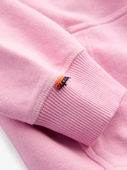 Superdry Pink Logo Hoodie - Image 9 of 9