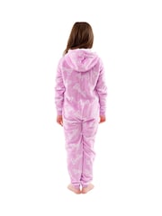 Character Pink Barbie All Over Print Fleece All-In-One Pyjamas - Image 9 of 10