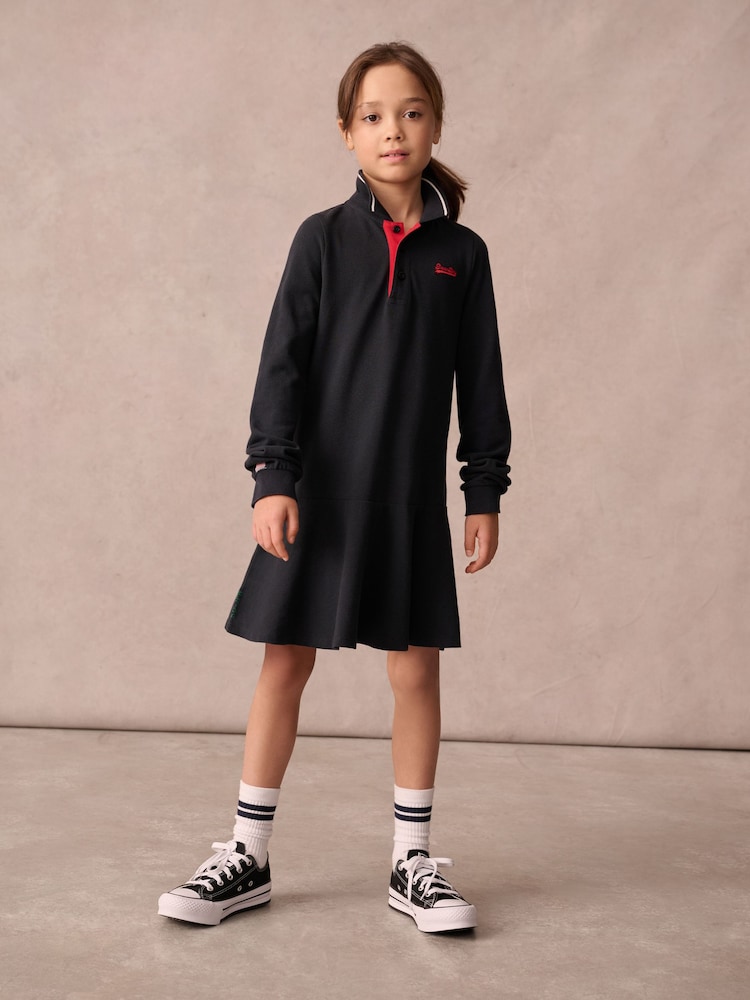 Superdry Embroidered Polo Dress - Bild 1 von 9