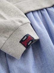Superdry Grey Athletic Sweat Dress - Image 9 of 9