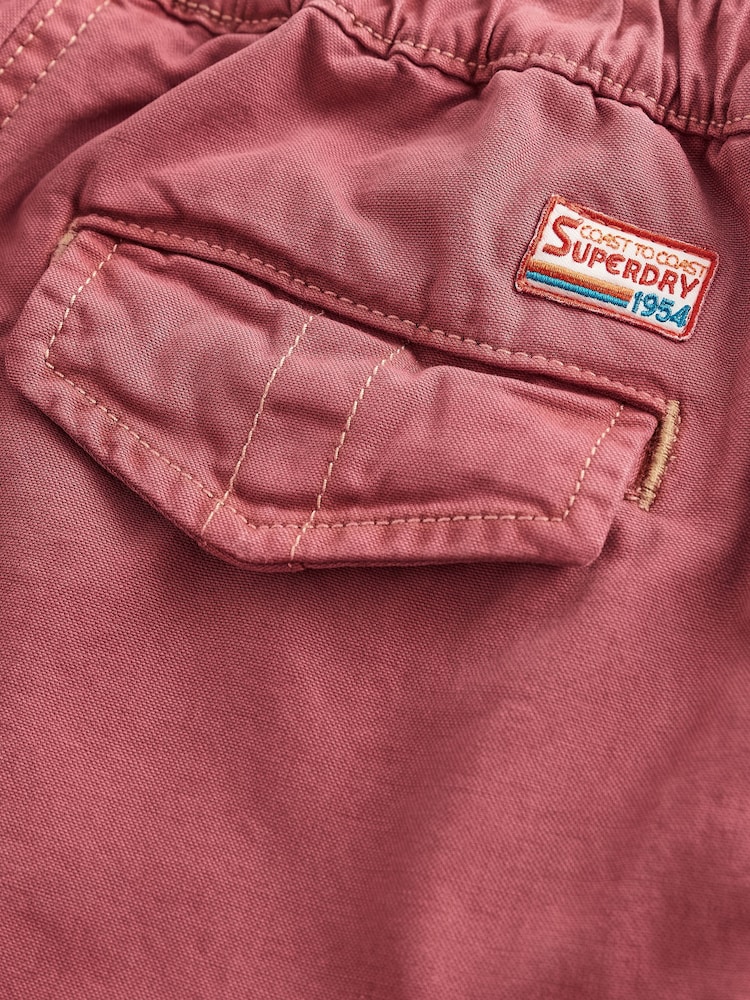 Superdry Rose Pink Cargo Trousers - Image 10 of 11