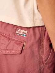 Superdry Rose Pink Cargo Trousers - Image 6 of 11