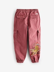 Superdry Rose Pink Cargo Trousers - Image 8 of 11