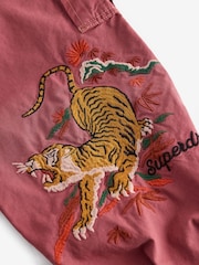 Superdry Rose Pink Cargo Trousers - Image 9 of 11