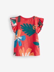 Red Tropical Toucan Scallop Vest (3mths-7yrs) - Image 5 of 6
