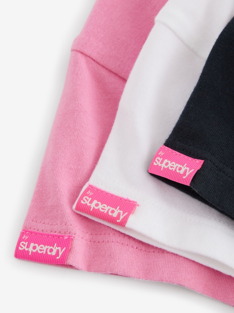 Superdry Multi T-Shirt 3 Pack - Image 7 of 9