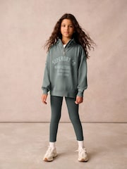 Superdry Green Zip Through and Leggings Set - Image 1 of 9