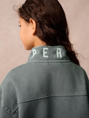 Superdry Green Zip Through and Leggings Set - Image 4 of 9