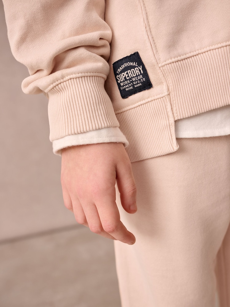 Superdry Pink Sweat Set - Image 4 of 8
