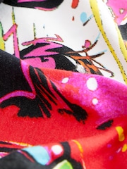 Black/Pink Football Short Pyjamas 2 Pack (3-16yrs) - Image 8 of 8