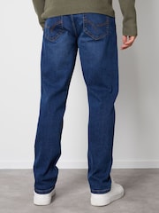 Donkerblauw - Standaard - Threadbare - Straight-fit jeans met stretch - Image 3 of 4