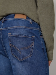 Donkerblauw - Standaard - Threadbare - Straight-fit jeans met stretch - Image 4 of 4